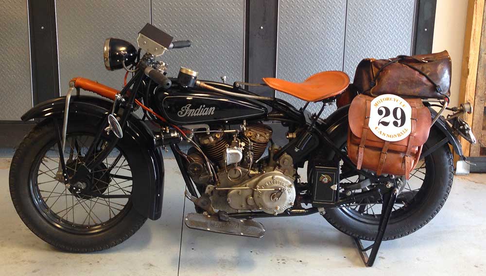 Ali 1929 Indian Scout motorcycle